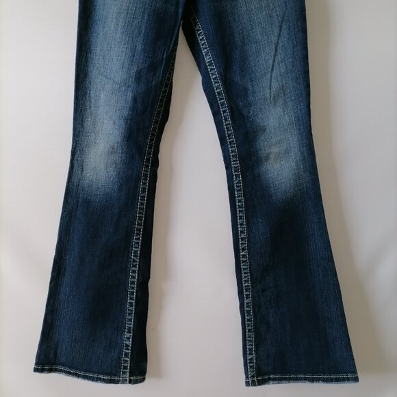 Silver Jeans Co. Womens Denim Blue Mid Rise Suki Surplus Bootcut Jeans Sz 28/32 - Picture 4 of 7